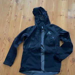 Waterproof Arcteryx rain shell